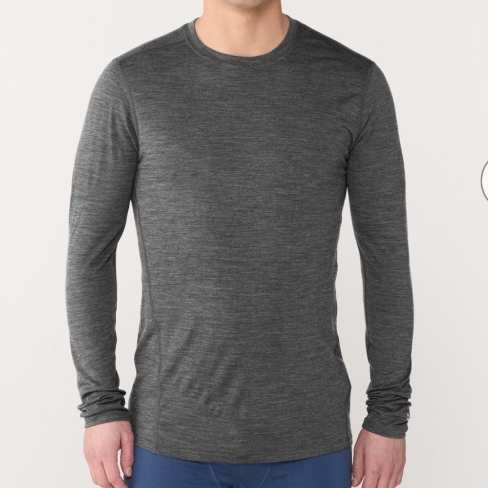 REÍ Classic All-Season Blue Long-Sleeve Base Layer Top Long Sleeve Shirt Top 1XL